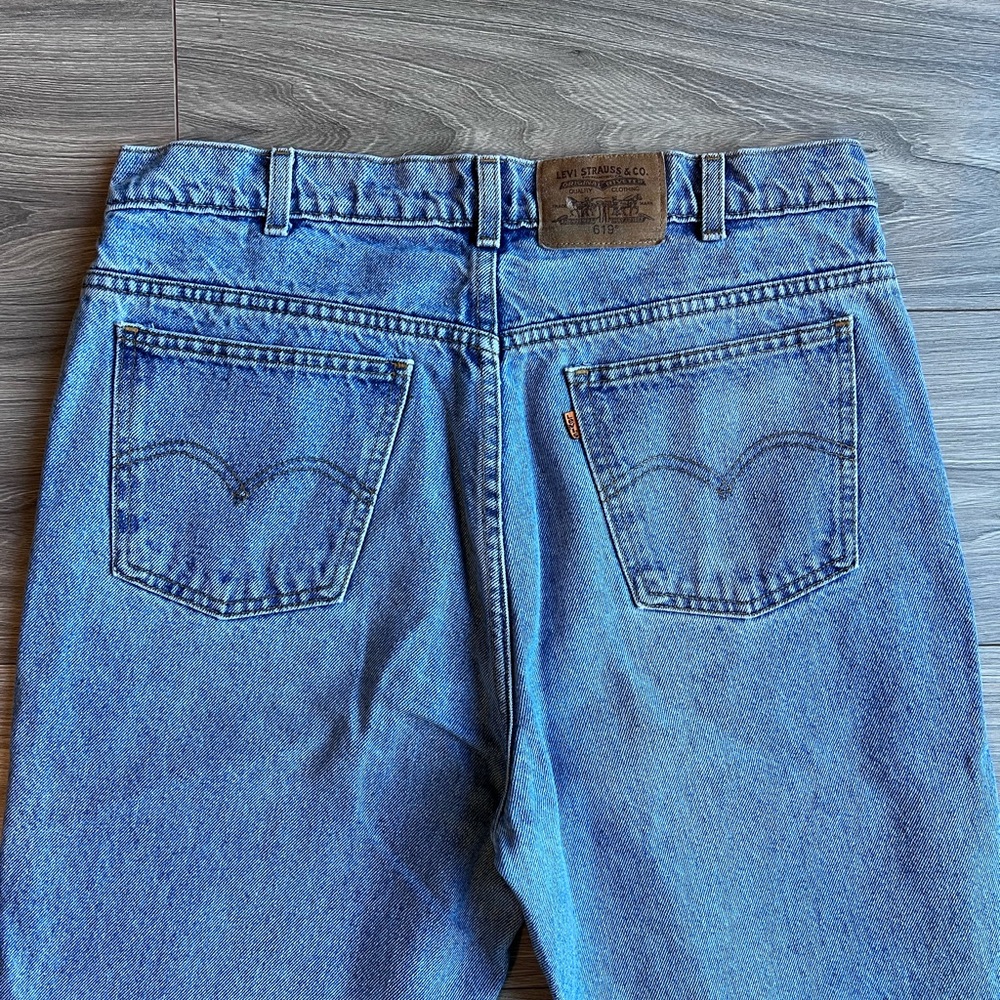 Vintage Levi’s Orange Tab 619 Blue Jeans - Picture 3 of 8